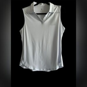 Travels Together With You White Sleveless Top NWT Women's Size: Medium